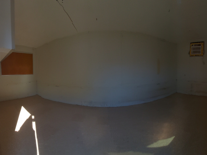 Hotfoil-EHS Conex container before custom build-out